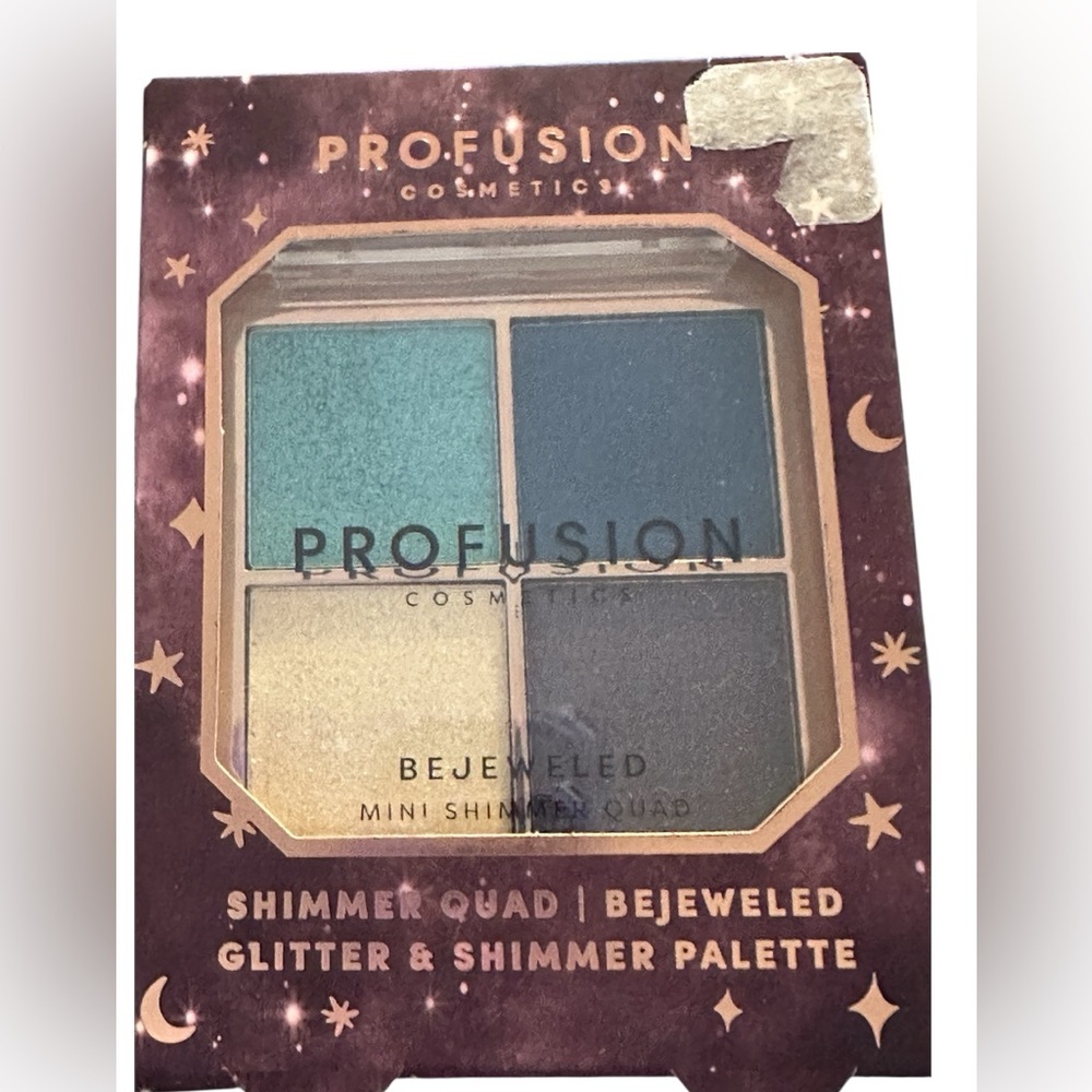 NIP Profusion Cosmetics Bejeweled Mini Shimmer Quad